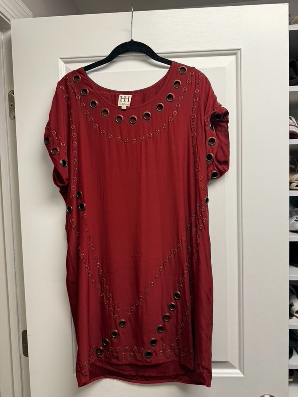 Haute Hippie Rust Red Dress (size S)